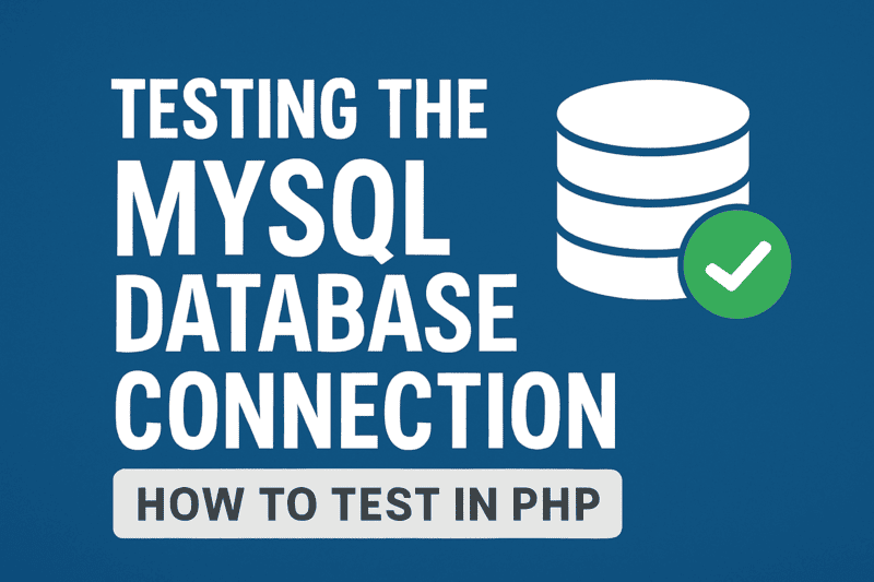 Testing the MYSQL Database