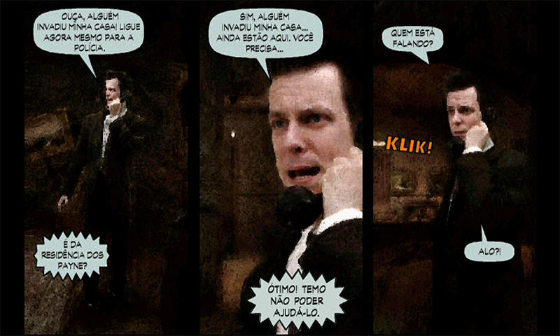 Detetive Max chegando em sua casa