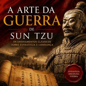 Capa do eBook A Arte da Guerra de Sun Tzu sobre estratégia e liderança