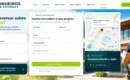 Demonstração do menu de contato desenvolvido para a empresa Pinheiro e Reformas