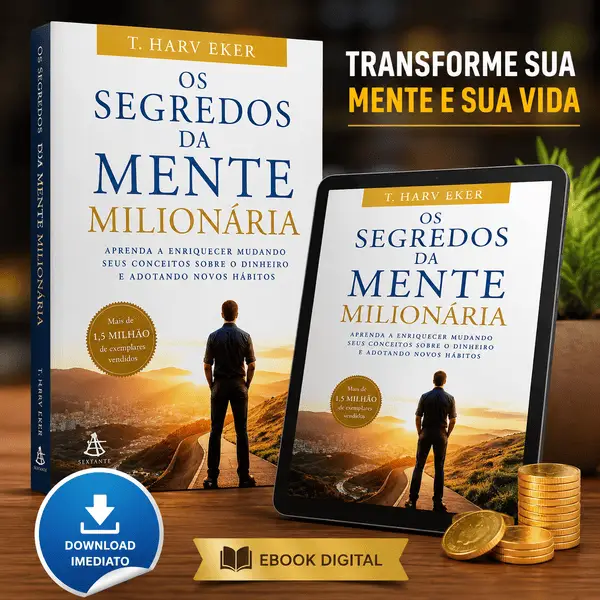 Capa do eBook Os Segredos da Mente Milionária em formato digital para download