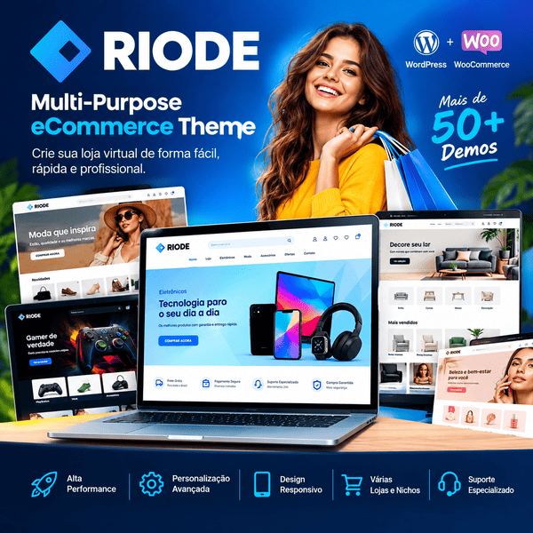 Riode WooCommerce Theme para loja WordPress